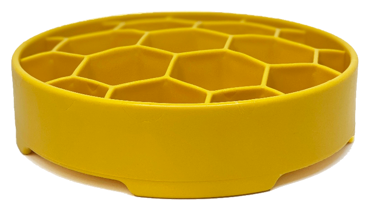 SodaPup Honeycomb eBowl® Slow Feeder & Enrichment Dog Bowl