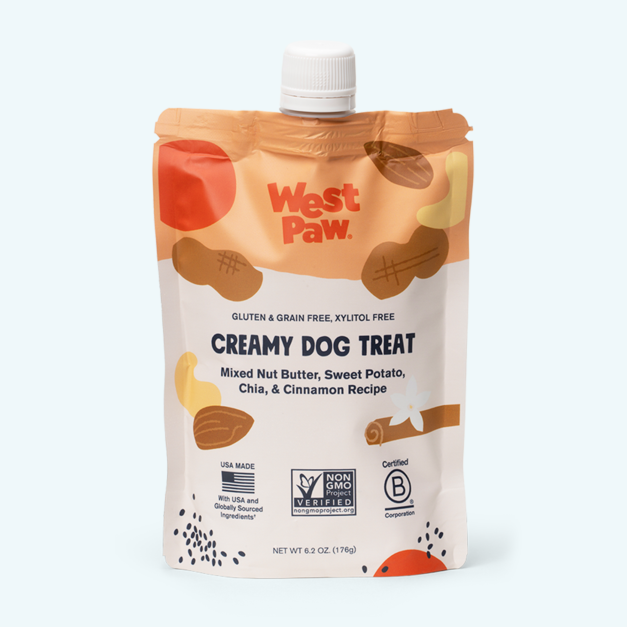 Nut Butter, Sweet Potato & Chia Enrichment Filler for Dogs