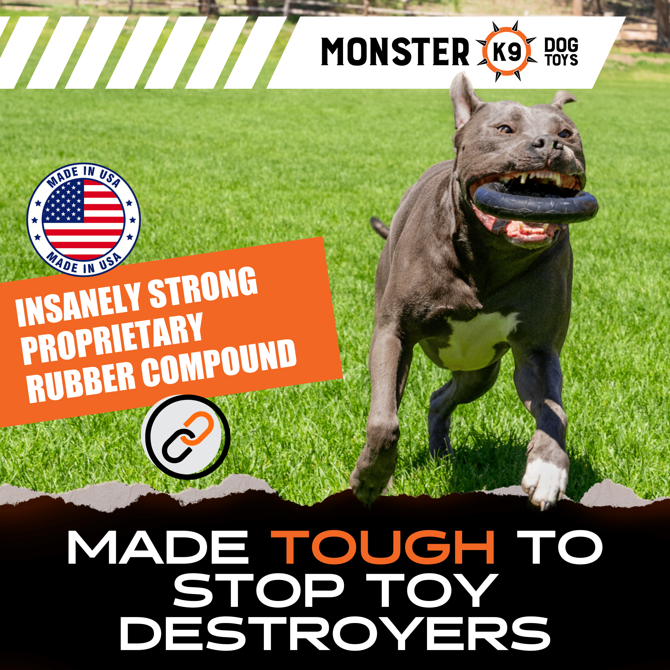 Monster K9 Chew Ring – Built for Power Chewers