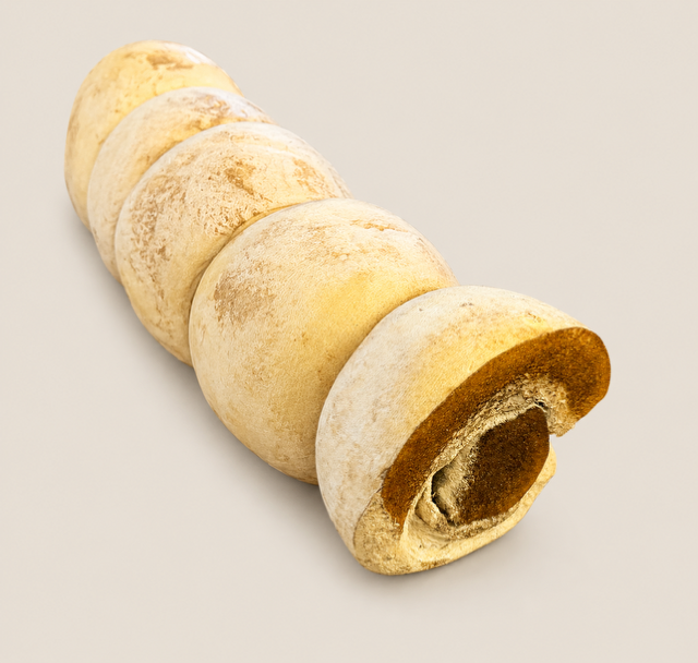 5" Peanut Butter Beef Cheek Rolls | Rawhide-Free Dog Chews