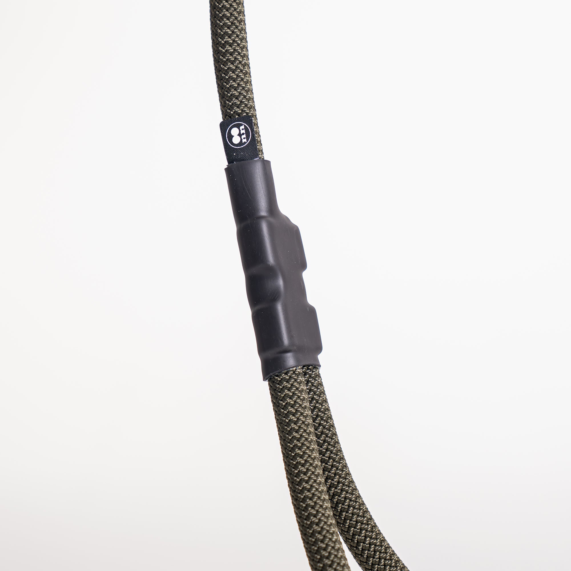 Customizable Boulder Hybrid Rope Dog Leash | Swiveling Carabiner | Tuenne