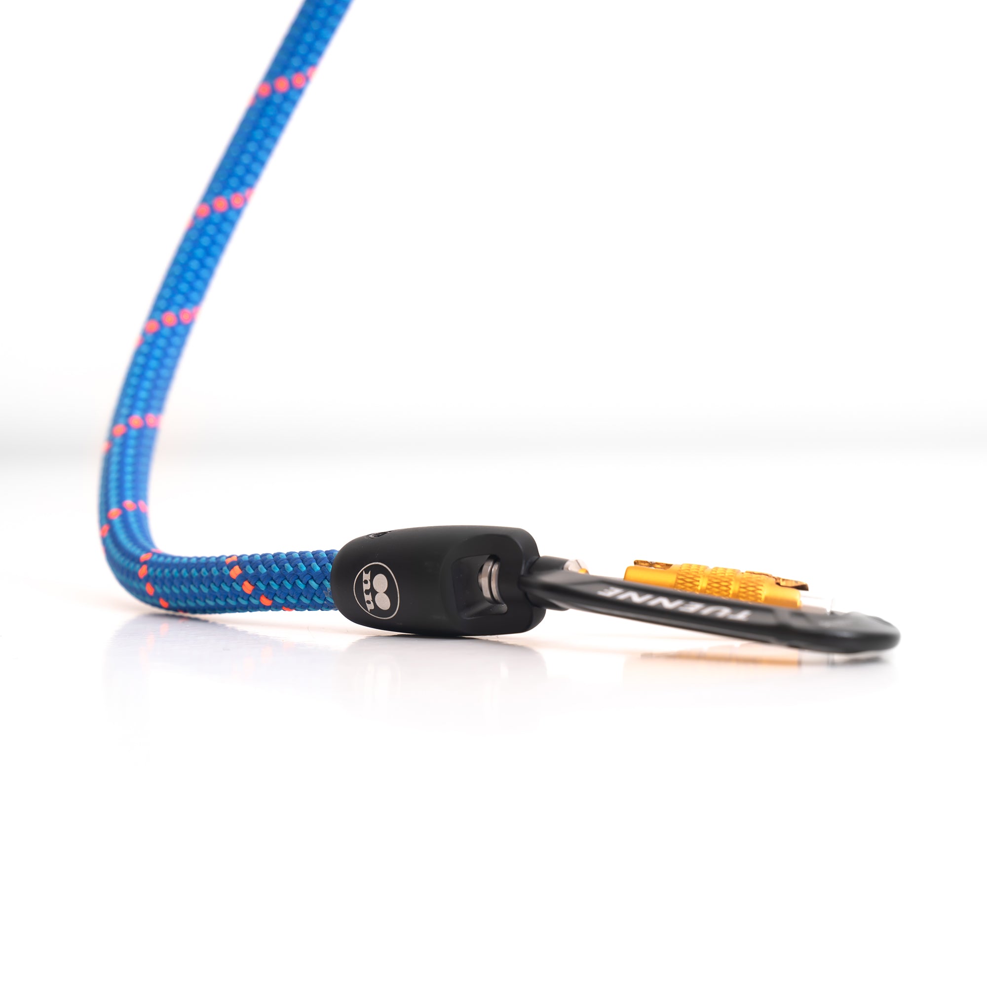 Customizable Boulder Hybrid Rope Dog Leash | Swiveling Carabiner | Tuenne