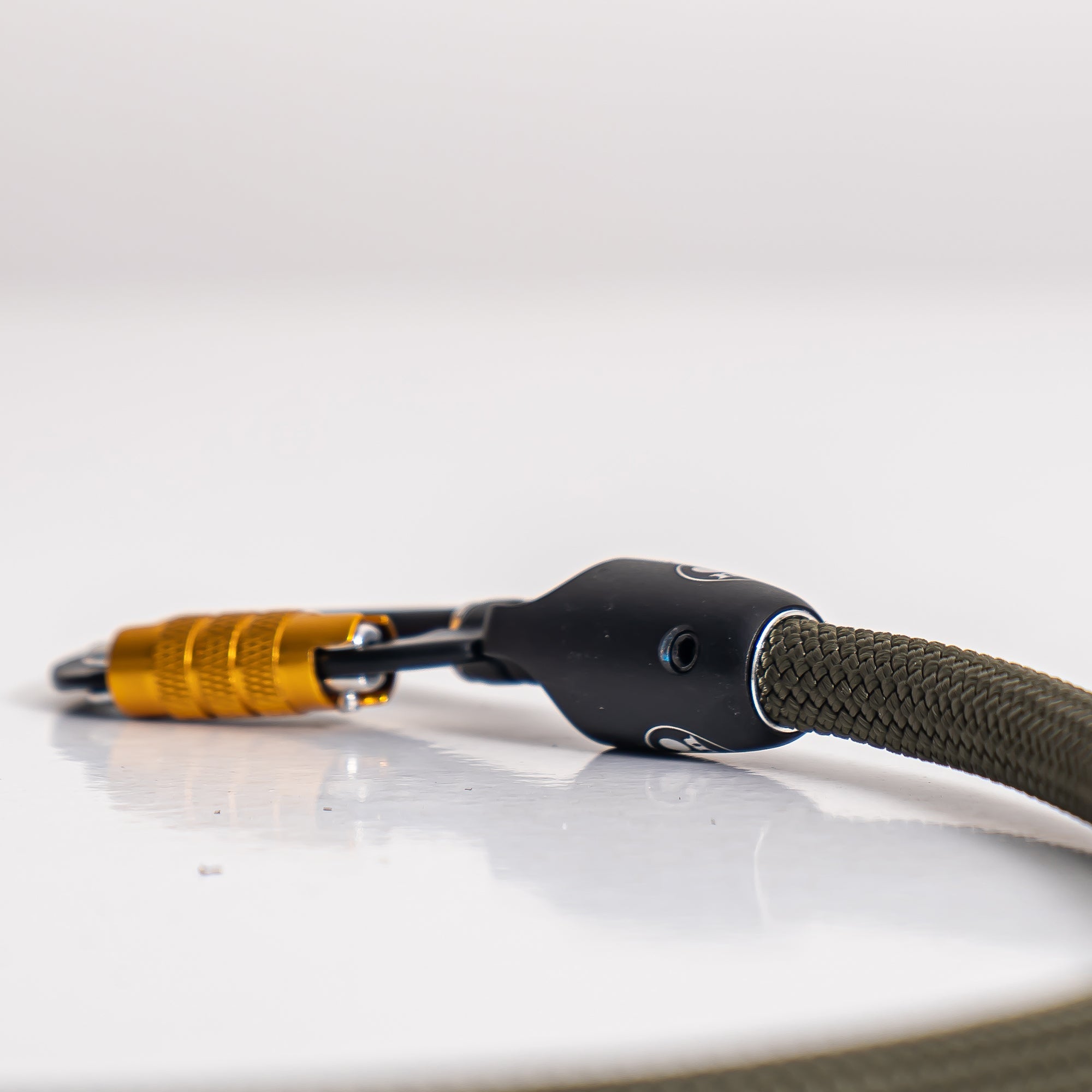 Customizable Boulder Hybrid Rope Dog Leash | Swiveling Carabiner | Tuenne