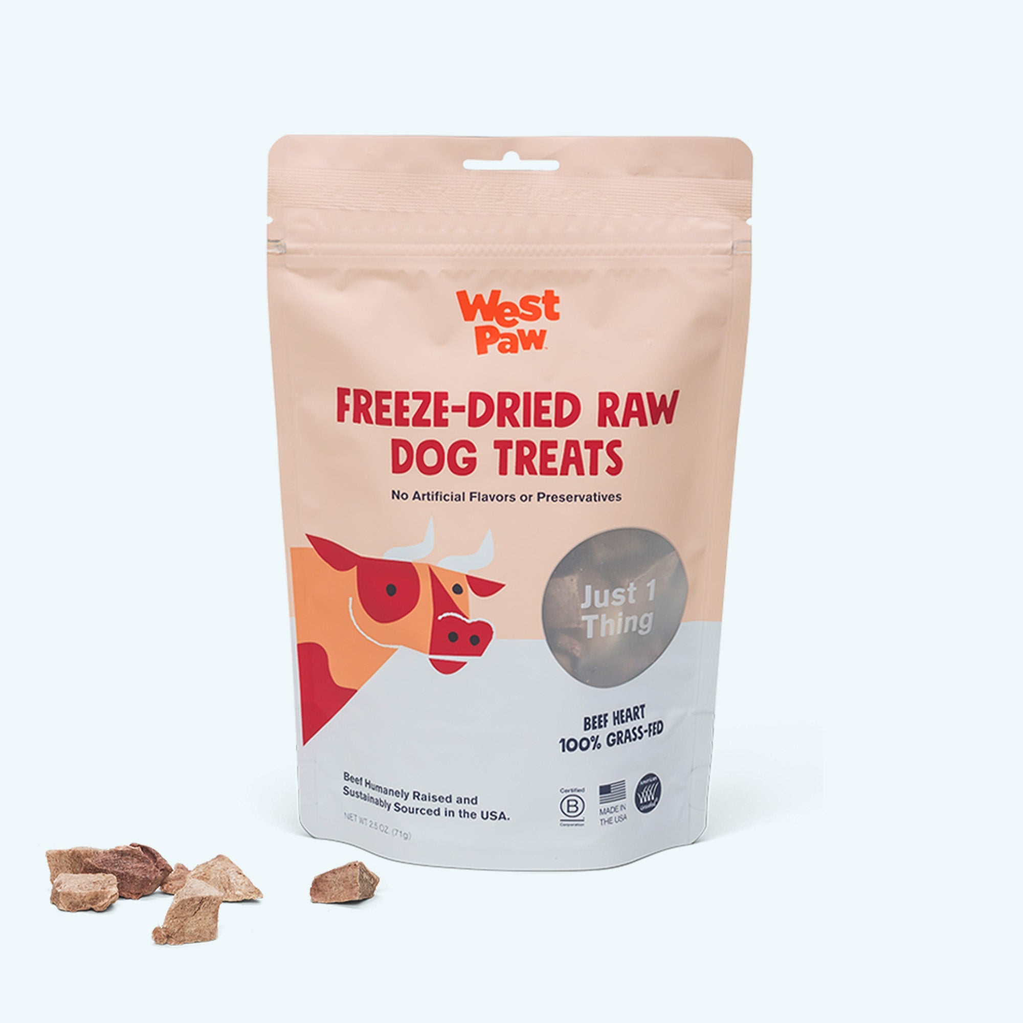 Freeze-Dried Beef Heart Dog Treats