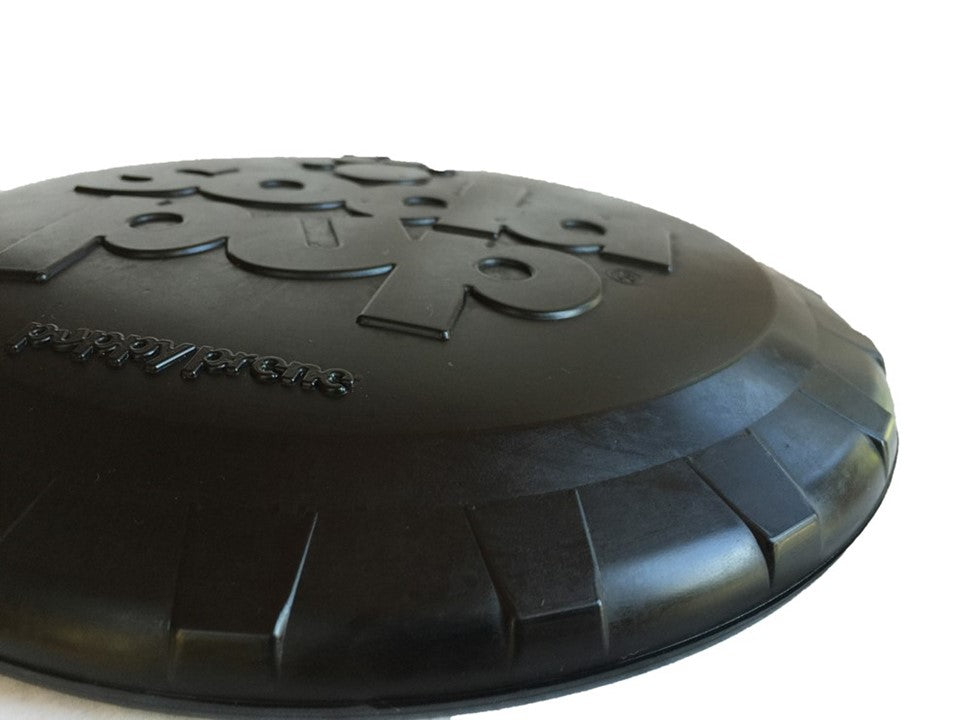 Magnum Bottle Top Flyer Rubber Frisbee Dog Toy for Power Chewers