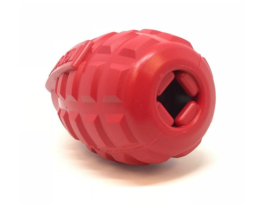 SodaPup Grenade Treat-Dispensing Dog Toy for Power Chewers