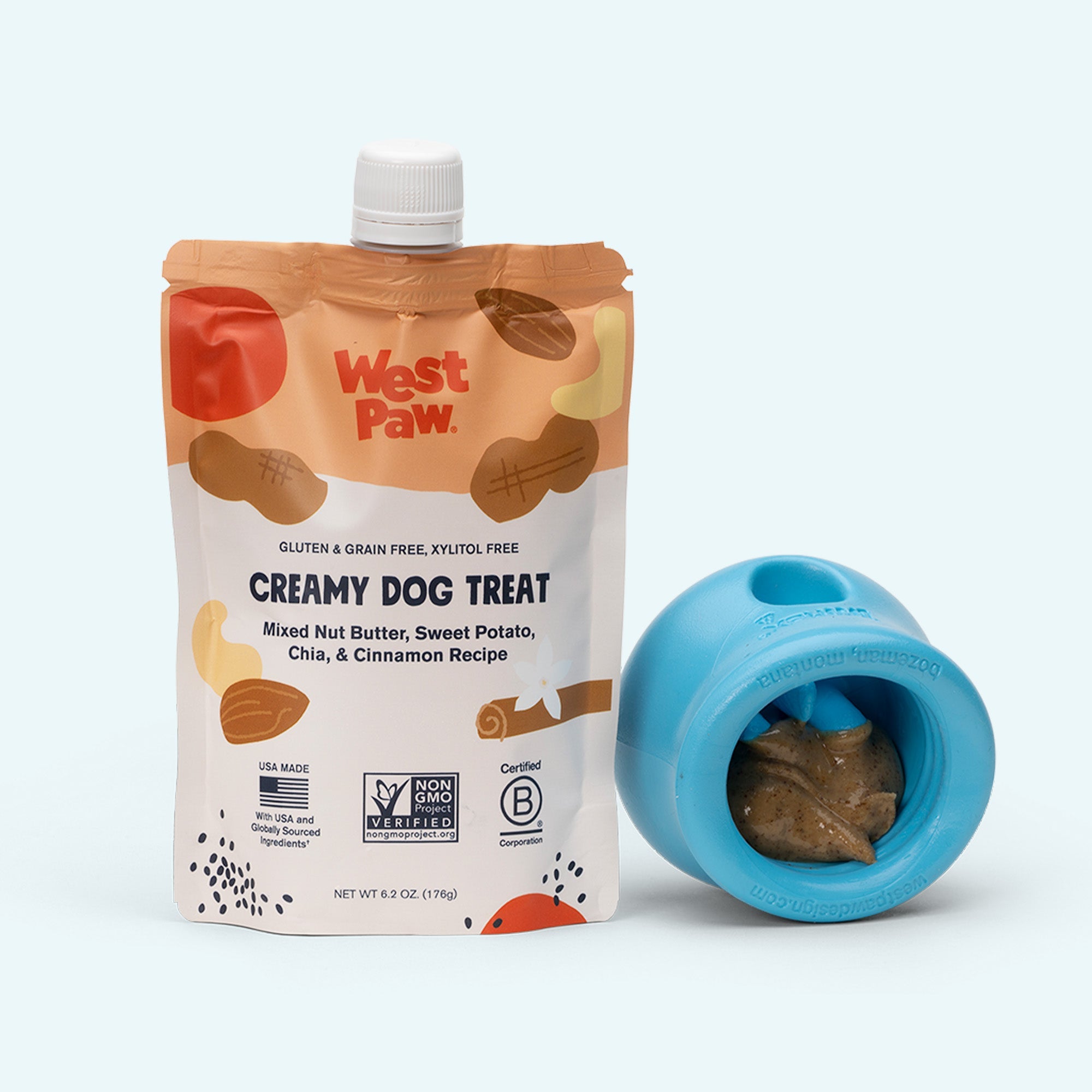 Nut Butter, Sweet Potato & Chia Enrichment Filler for Dogs